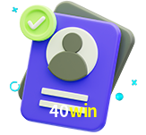 Tornar-se um membro do 40win é muito simples