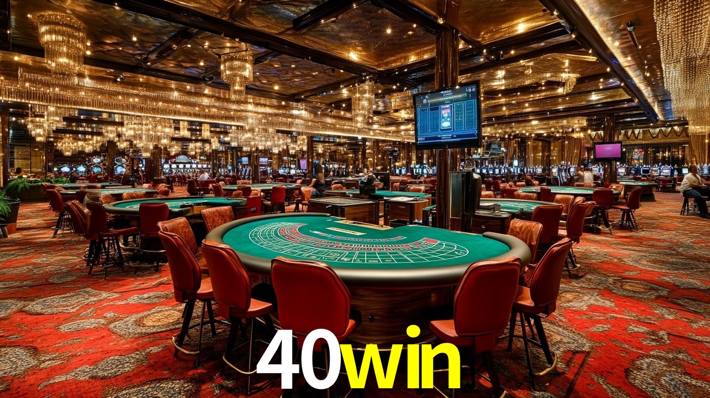 Sinta a adrenalina dos jogos de cassino com 40win